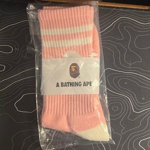 Pink beep, socks, logo on side